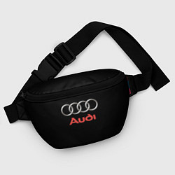 Поясная сумка Audi sport на чёрном, цвет: 3D-принт — фото 2