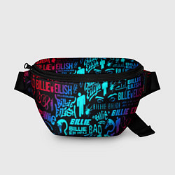 Поясная сумка Billie Eilish neon pattern, цвет: 3D-принт
