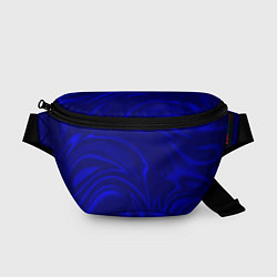 Поясная сумка Имитация синий шёлк