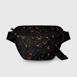 Поясная сумка Тыквы яркие, цвет: 3D-принт