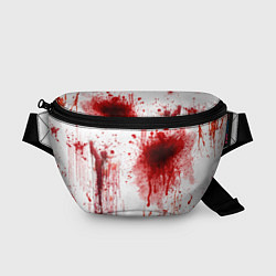 Поясная сумка Брызги крови, цвет: 3D-принт