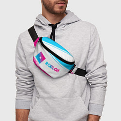 Поясная сумка Roblox neon gradient style по-горизонтали, цвет: 3D-принт — фото 2