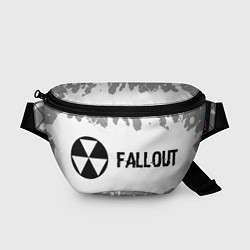 Поясная сумка Fallout glitch на светлом фоне по-горизонтали