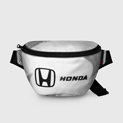 Поясная сумка Honda speed на светлом фоне со следами шин по-гори