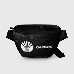 Поясная сумка Daewoo speed на темном фоне со следами шин по-гори