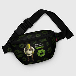 Поясная сумка Shrexy Shrek, цвет: 3D-принт — фото 2