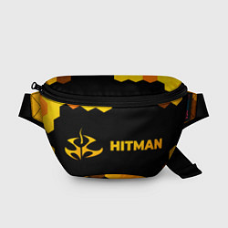 Поясная сумка Hitman - gold gradient по-горизонтали