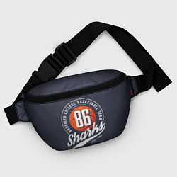 Поясная сумка Basketball sharks, цвет: 3D-принт — фото 2