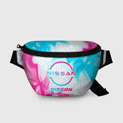 Поясная сумка Nissan neon gradient style, цвет: 3D-принт
