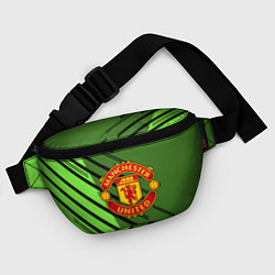 Поясная сумка ФК Манчестер Юнайтед спорт, цвет: 3D-принт — фото 2
