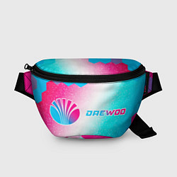 Поясная сумка Daewoo neon gradient style по-горизонтали