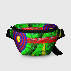 Поясная сумка Кожаный рельеф, цвет: 3D-принт