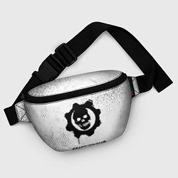 Поясная сумка Gears of War glitch на светлом фоне, цвет: 3D-принт — фото 2