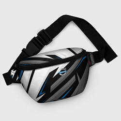 Поясная сумка Volvo - blue sport, цвет: 3D-принт — фото 2