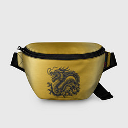 Поясная сумка Дракон на золоте, цвет: 3D-принт