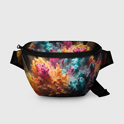 Поясная сумка Яркий цветовой взрыв, цвет: 3D-принт