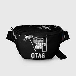 Поясная сумка GTA6 glitch на темном фоне