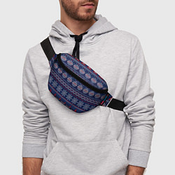 Поясная сумка New Years sweater, цвет: 3D-принт — фото 2