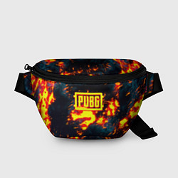Поясная сумка PUBG огненое лого, цвет: 3D-принт