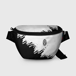 Поясная сумка Juventus black sport texture