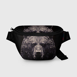 Поясная сумка Бронзовый медведь, цвет: 3D-принт