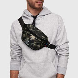 Поясная сумка Медведь солдат с винтовкой, цвет: 3D-принт — фото 2
