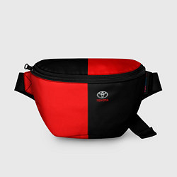 Поясная сумка Toyota car красно чёрный