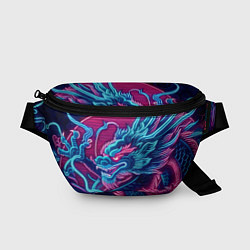 Поясная сумка Свирепый японский дракон - ирезуми
