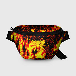 Поясная сумка Ведьмак огненное лого, цвет: 3D-принт