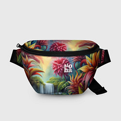 Поясная сумка Гавайские тропические цветы - алоха