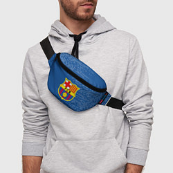 Поясная сумка Футбольный клуб Барселона - логотип крупный, цвет: 3D-принт — фото 2