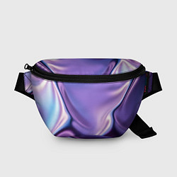 Поясная сумка Голография - изгибающийся металлический фиолетовый
