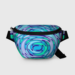 Поясная сумка Круговорот неоновый, цвет: 3D-принт