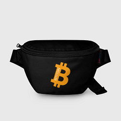Поясная сумка Биткоин криптовалюта оранжевое лого, цвет: 3D-принт