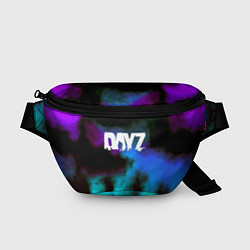 Поясная сумка Dayz неоновый космос, цвет: 3D-принт