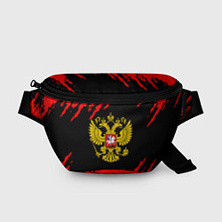 Поясная сумка Герб РФ красные краски