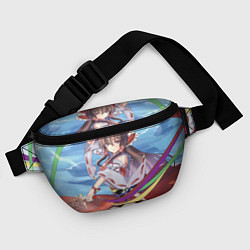 Поясная сумка Touhou Project Рейму улыбка, цвет: 3D-принт — фото 2