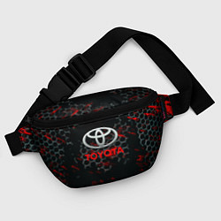 Поясная сумка Toyota краски броня, цвет: 3D-принт — фото 2