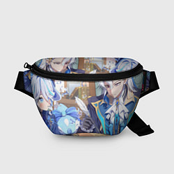 Поясная сумка Genshin Impact Нёвиллет Фурина work, цвет: 3D-принт