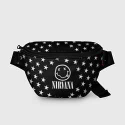 Поясная сумка Nirvana stars steel, цвет: 3D-принт