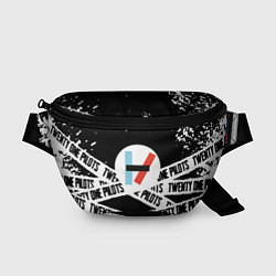 Поясная сумка Twenty one pilots stripes steel, цвет: 3D-принт