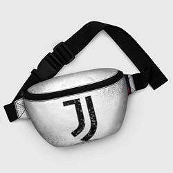 Поясная сумка Juventus с потертостями на светлом фоне, цвет: 3D-принт — фото 2