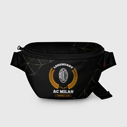 Поясная сумка Лого AC Milan и надпись legendary football club на
