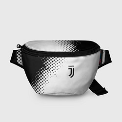 Поясная сумка Juventus sport black geometry
