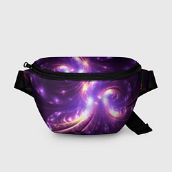 Поясная сумка Фиолетовый фрактал, цвет: 3D-принт