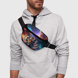 Поясная сумка Космический лев, цвет: 3D-принт — фото 2