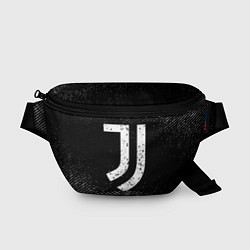 Поясная сумка Juventus с потертостями на темном фоне