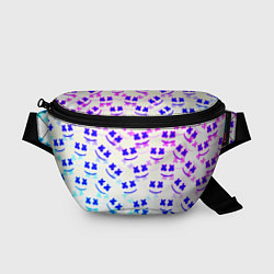 Поясная сумка Marshmello pattern neon, цвет: 3D-принт