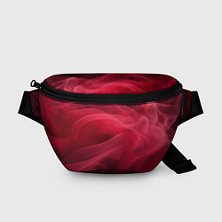 Поясная сумка Дым бордо, цвет: 3D-принт
