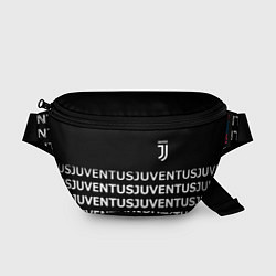 Поясная сумка Juventus pattern fc club steel, цвет: 3D-принт